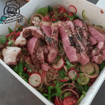 Enjoy our Beef Shichimi, a delicious asian meat dish featuring tender beef seasoned with Shichimi spices. Order Online!