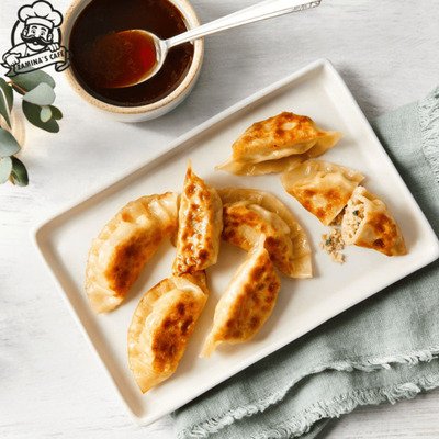 Try our Chicken Gayoza, a delicious asian chicken dish with juicy chicken filling wrapped in tender dumpling skins.