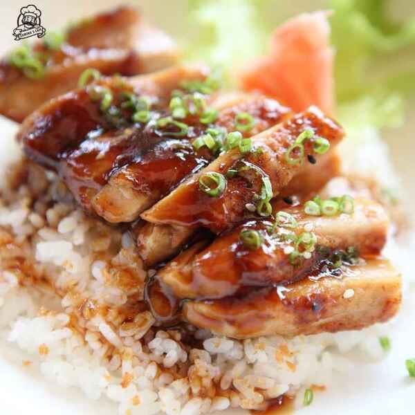 Try our Chicken Teriyaki, a flavorful asian chicken dish that’s marinated and cooked to perfection with a delicious glaze.