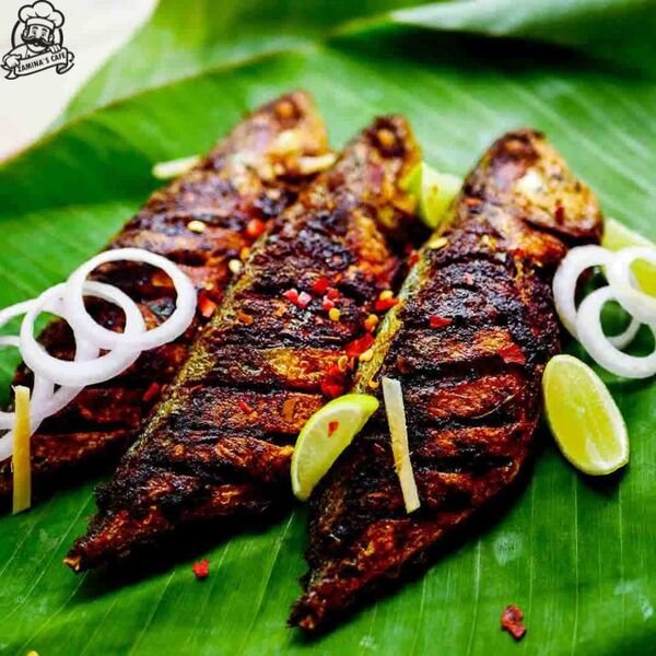 Try our Fish Masala Pang, a flavorful asian fish dish, perfect for those seeking a tasty and exotic seafood meal.Order Online!