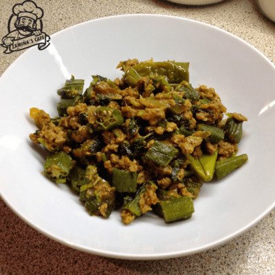 Savor our Lamb Bhindi, a delicious addition to our asian meat dishes, blending tender lamb with fresh okra. Order Online!