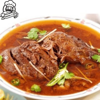 Relish our Nehari, an authentic asian food delight with slow-cooked meat in a rich, flavorful gravy, perfect for a hearty meal.