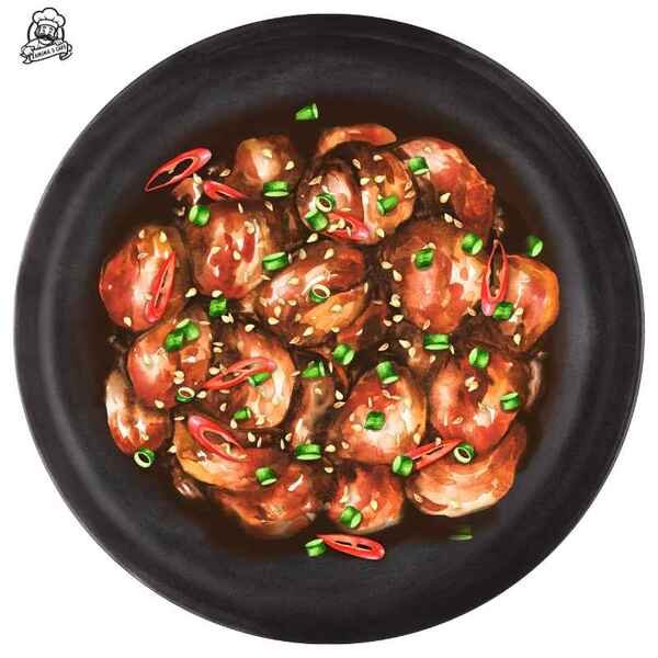 Enjoy our Prawn Teriyaki, a tasty asian seafood dish featuring succulent prawns in a savory teriyaki sauce.Order Online!