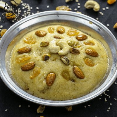 Savor our Shahi Halwa, a rich and flavorful asian dessert made with semolina, milk, and sugar, perfect for a sweet ending.